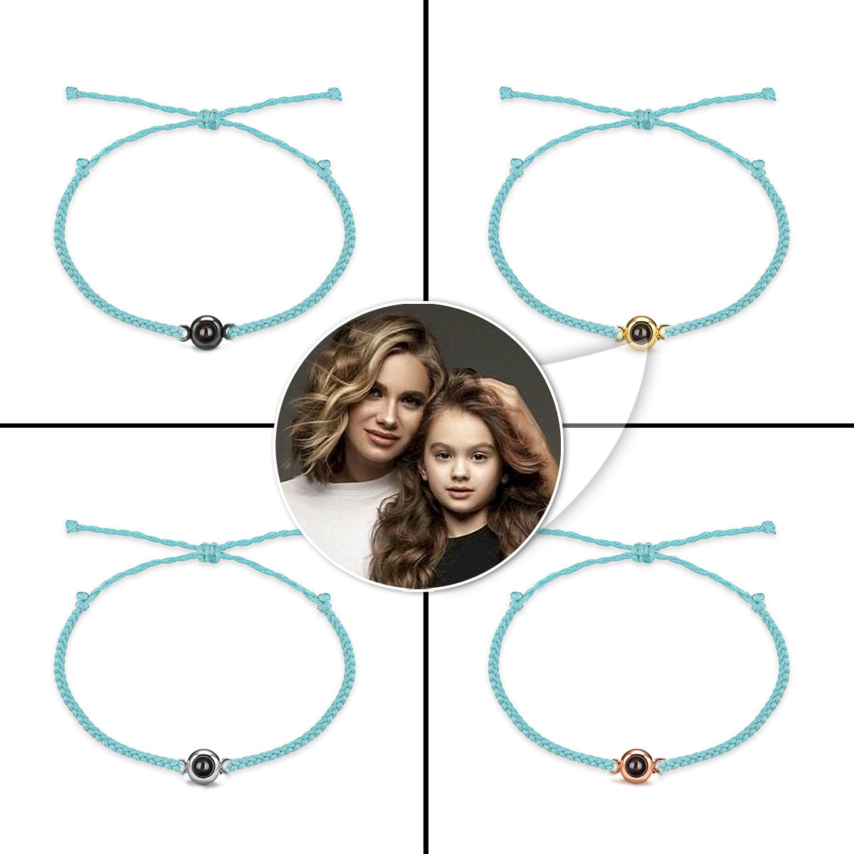 Ich liebe meine Tochter – Personalisiertes Armband mit Tochter-Projektion