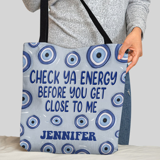 Check Ya Energy – Personalisierte Hexen-Tragetasche