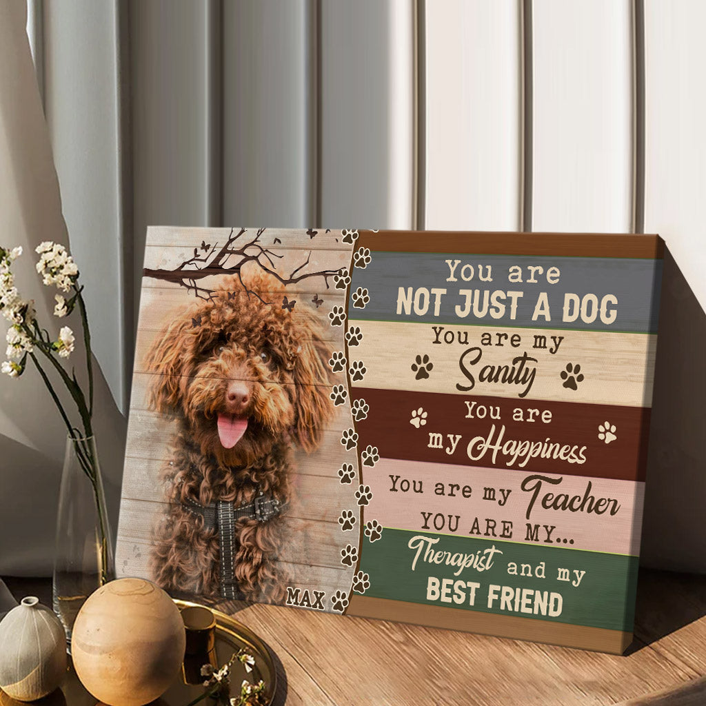 Beste Freunde – Personalisierte Hundeleinwand und Poster