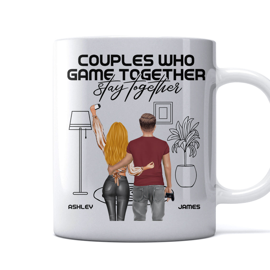 Couples Who Game Together Stay Together - Personalized Video Game Mug