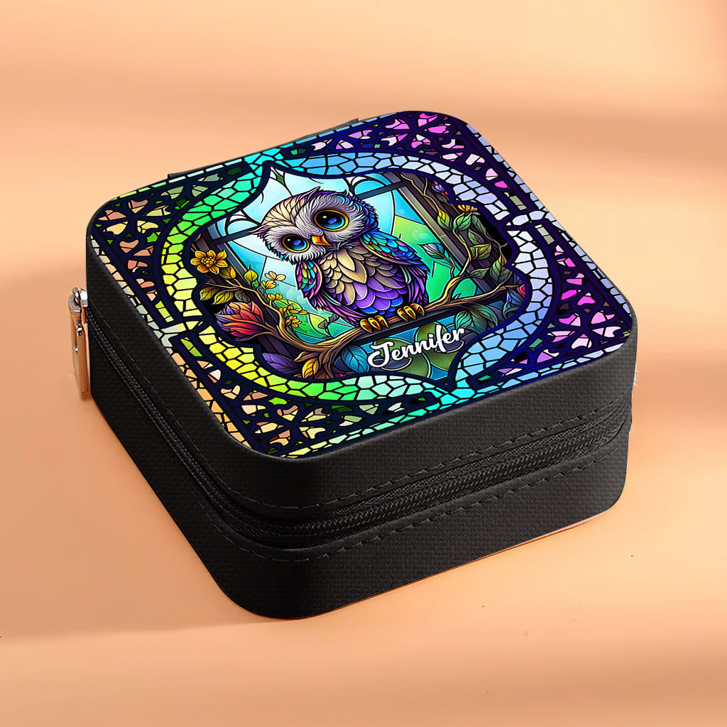 Niedliche Eule – personalisierte Eulen-Schmuckschatulle