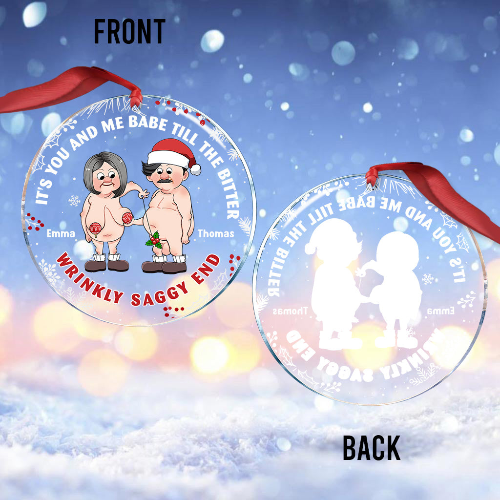 Das bittere, faltige, schlaffe Ende – Personalisierter transparenter Paarschmuck