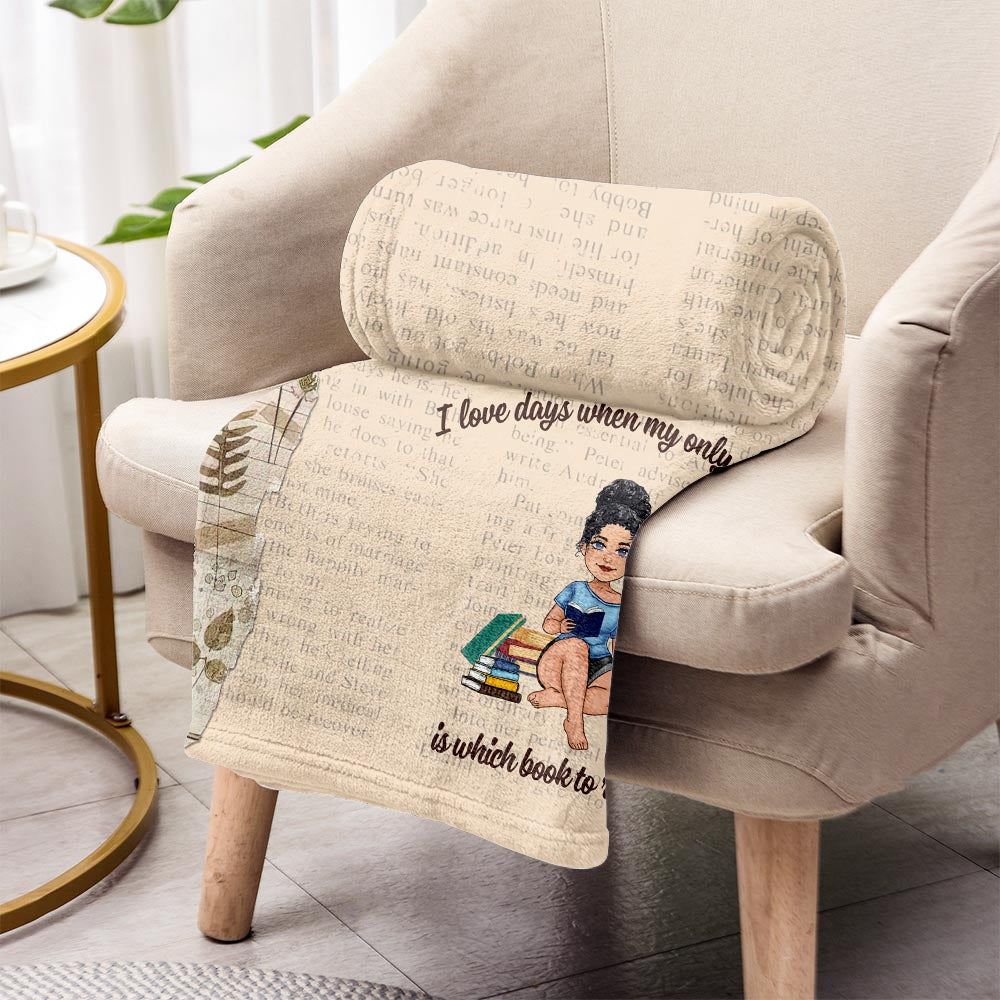 Meine Lesedecke – Buchgeschenk für Mama, Tochter, Freundin, Ehefrau – Personalisierte Decke
