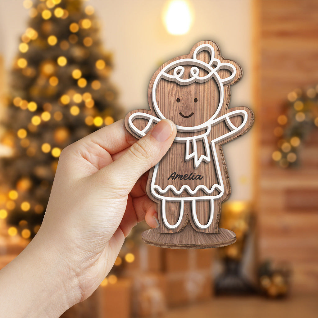 Omas perfektes Rezept – Geschenk für Oma, Mama, Papa, Opa – Personalisierte, freistehende Holzplakette