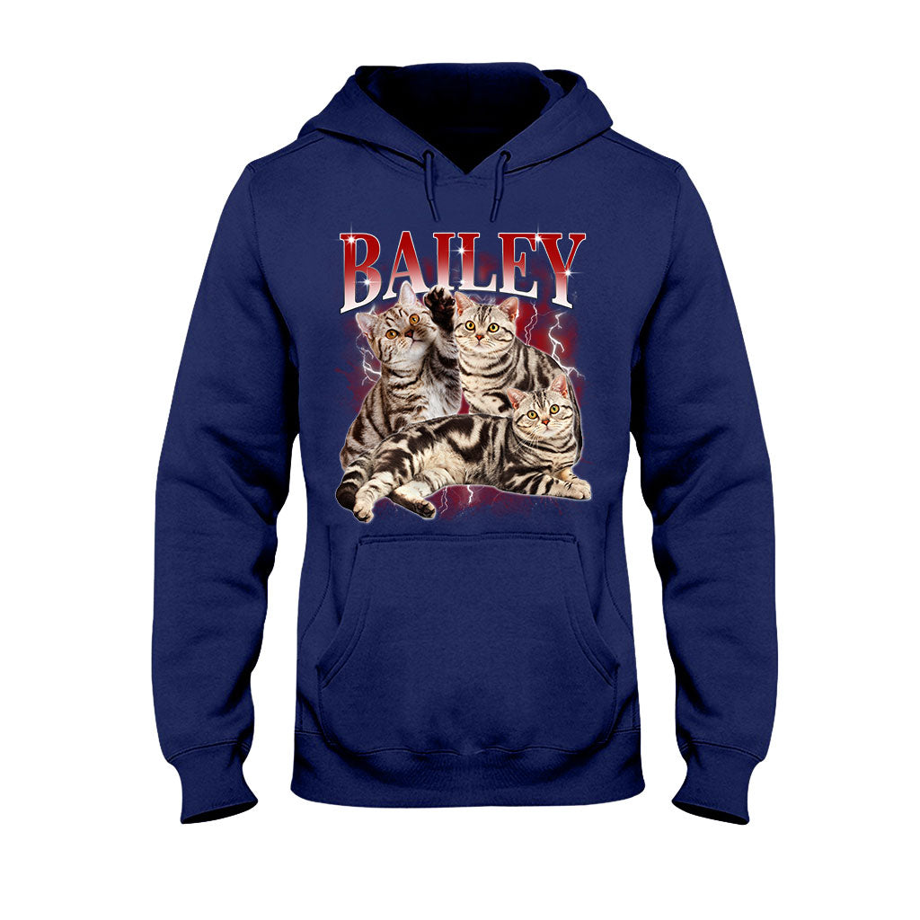 Individuell gestaltetes Bootleg-Rap-T-Shirt – Geschenk für Hunde- und Katzenliebhaber – Personalisiertes T-Shirt und Hoodie