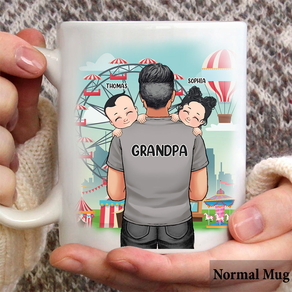 Bester Papa aller Zeiten – Geschenk für Papa, Opa, Onkel, Ehemann – Personalisierte Tasse