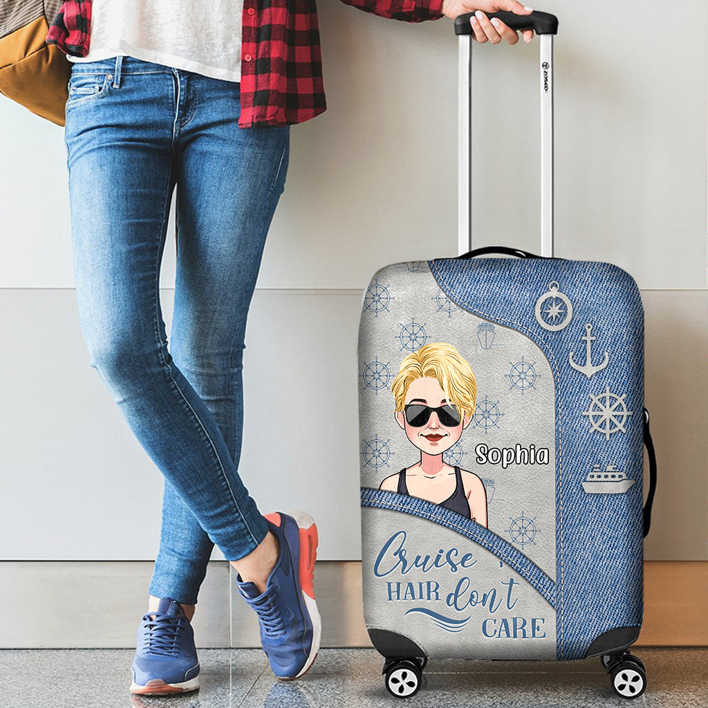 Cruise Hair Don't Care - Personalisierter Kreuzfahrtgepäckumschlag