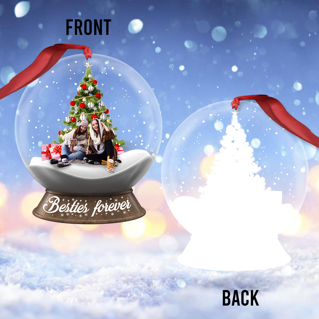 Für immer beste Freundinnen – Personalisierter transparenter Anhänger für beste Freundinnen