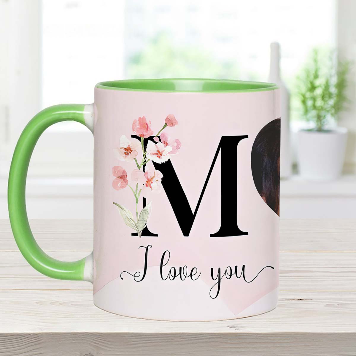 Ich liebe dich Mama - Personalisierte Tasse mit Muttermotiv