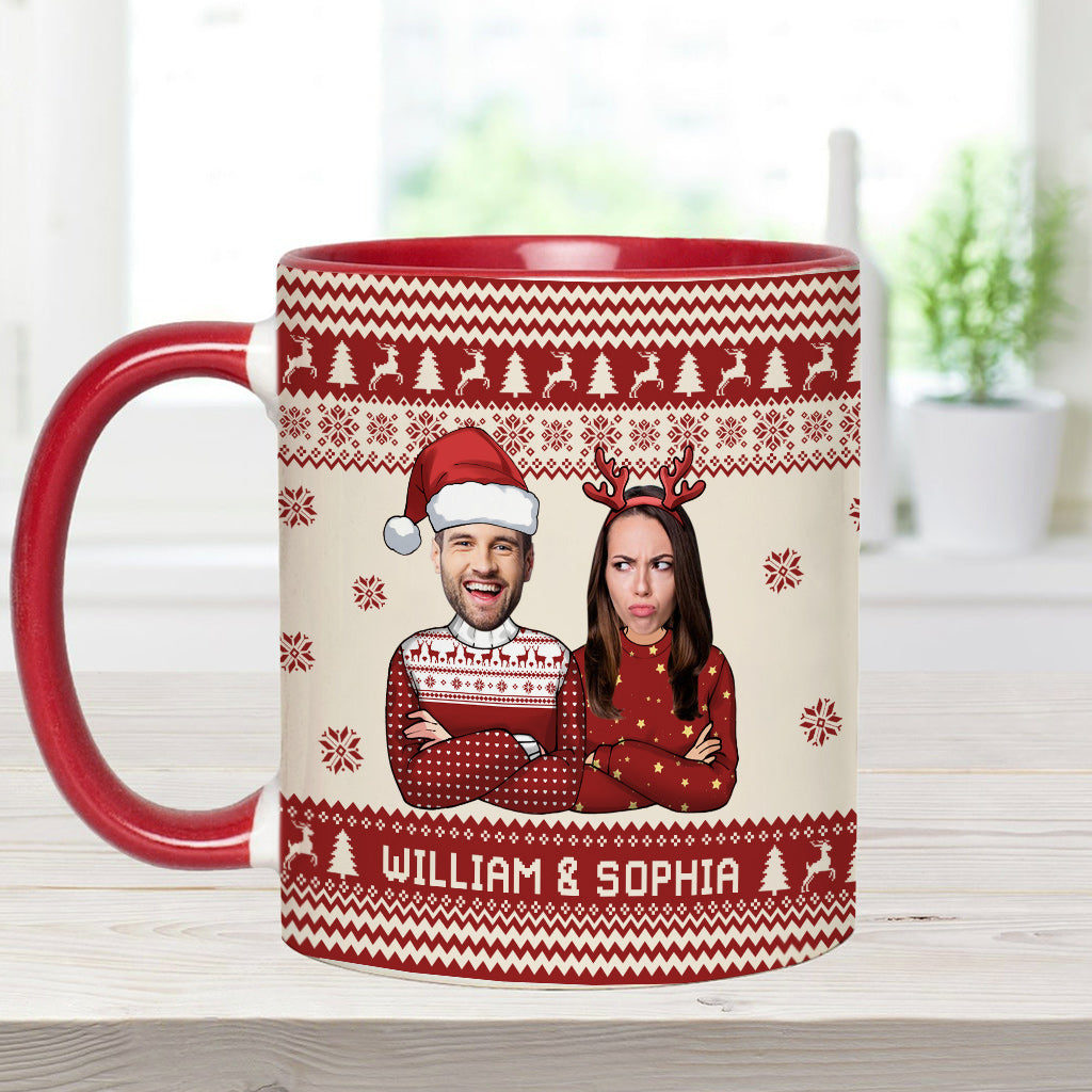 Die Erziehung meines Mannes ist anstrengend – personalisierte Tasse mit Ehepaar-Akzenten