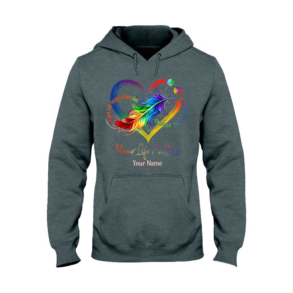 Dein Leben zählt – Personalisiertes T-Shirt und Hoodie zur Suizidprävention