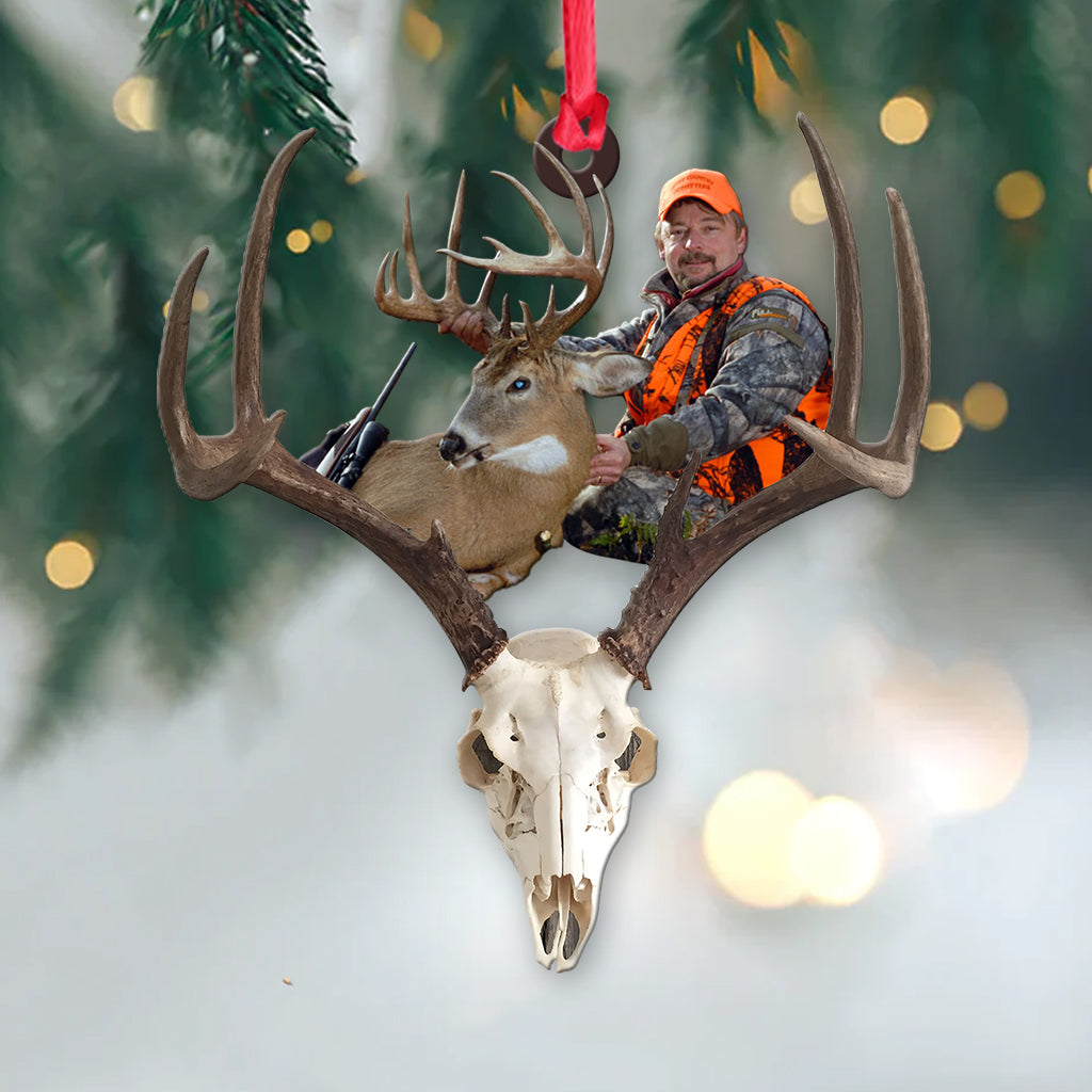 Love Hunting - Personalized Hunting Transparent Ornament