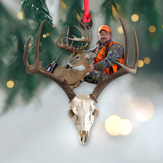Love Hunting - Personalized Hunting Transparent Ornament