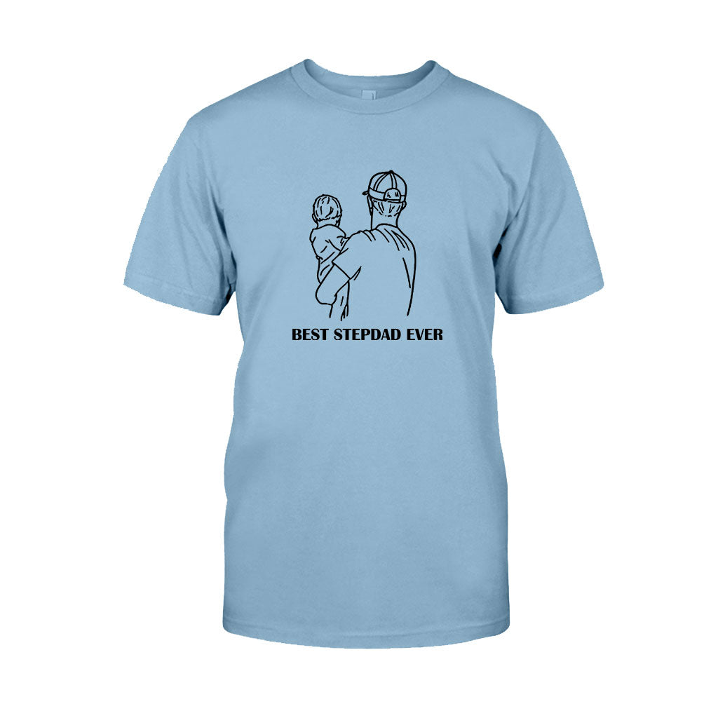 Bester Stiefvater aller Zeiten – Geschenk für Stiefväter – Personalisiertes T-Shirt und Hoodie