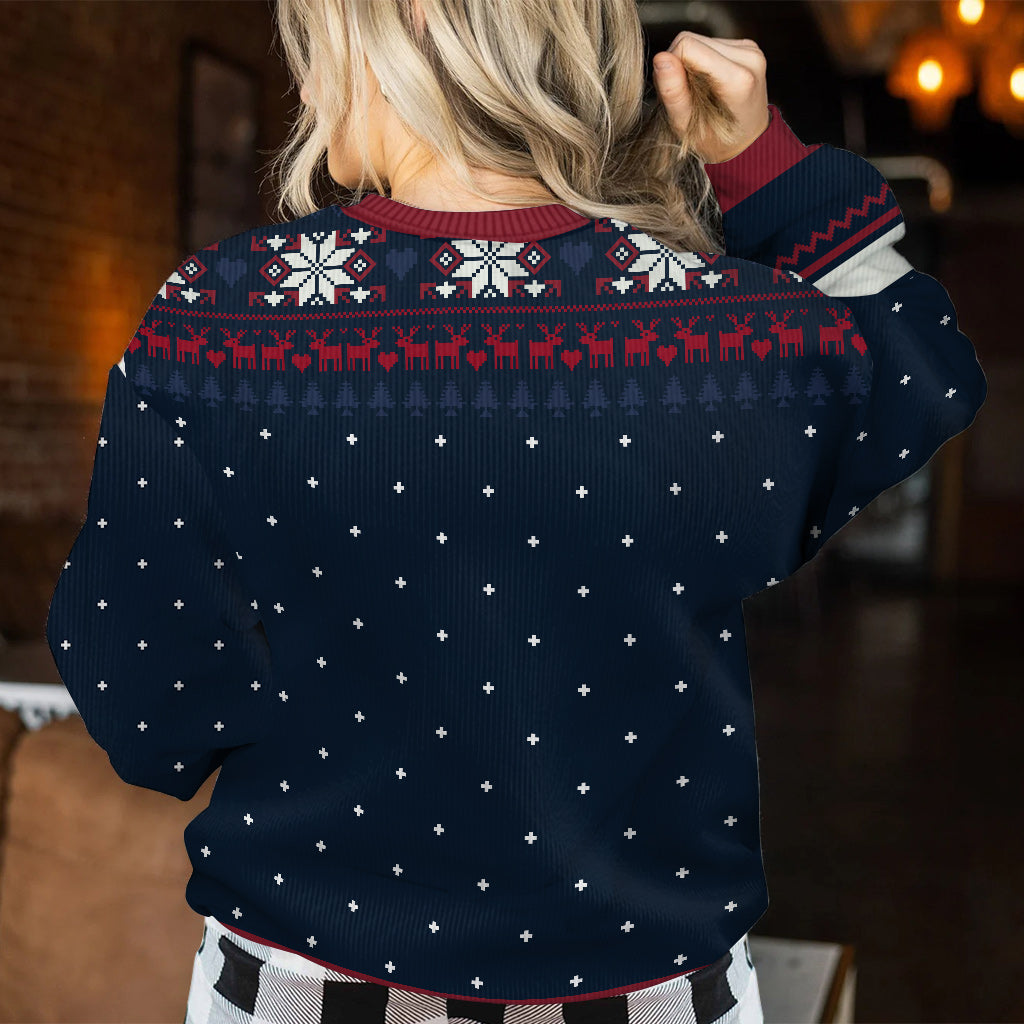 Gigi Claus - Personalisierter Oma-Hässlicher-Pullover