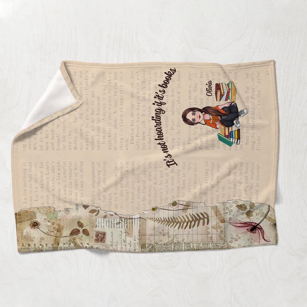 This Is My Reading Blanket - Book gift for mom, daughter, girlfriend, wife - Personalized Blanket