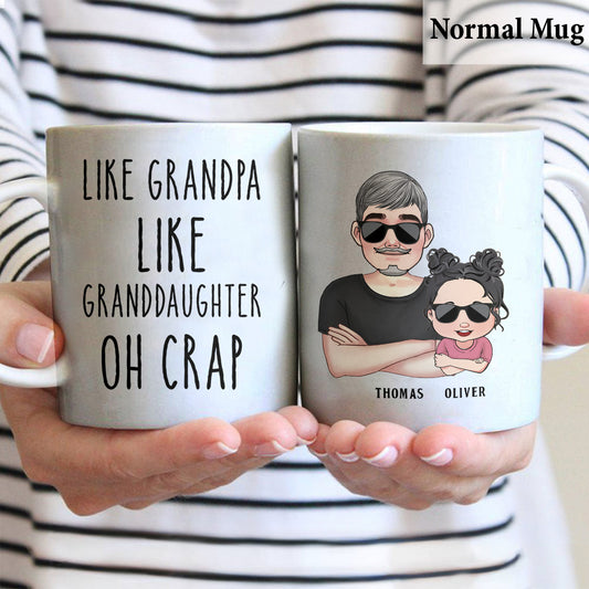Like Father Like Son - Gift for dad, dad, son - Personalized Mug