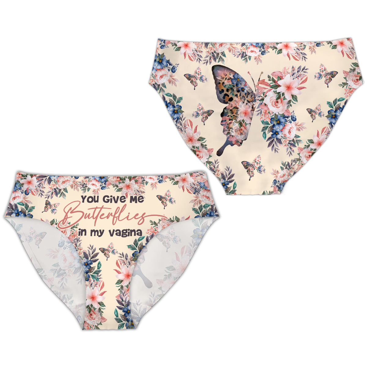 Du gibst mir Schmetterlinge in meiner Vagina - Slips für Paare