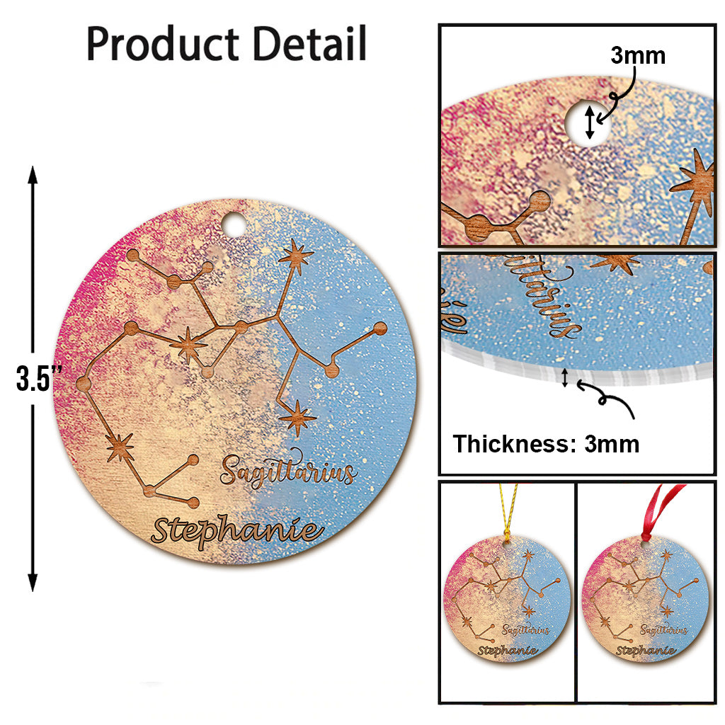 Sternzeichen-Ornament – ​​Personalisiertes Horoskop-Ornament