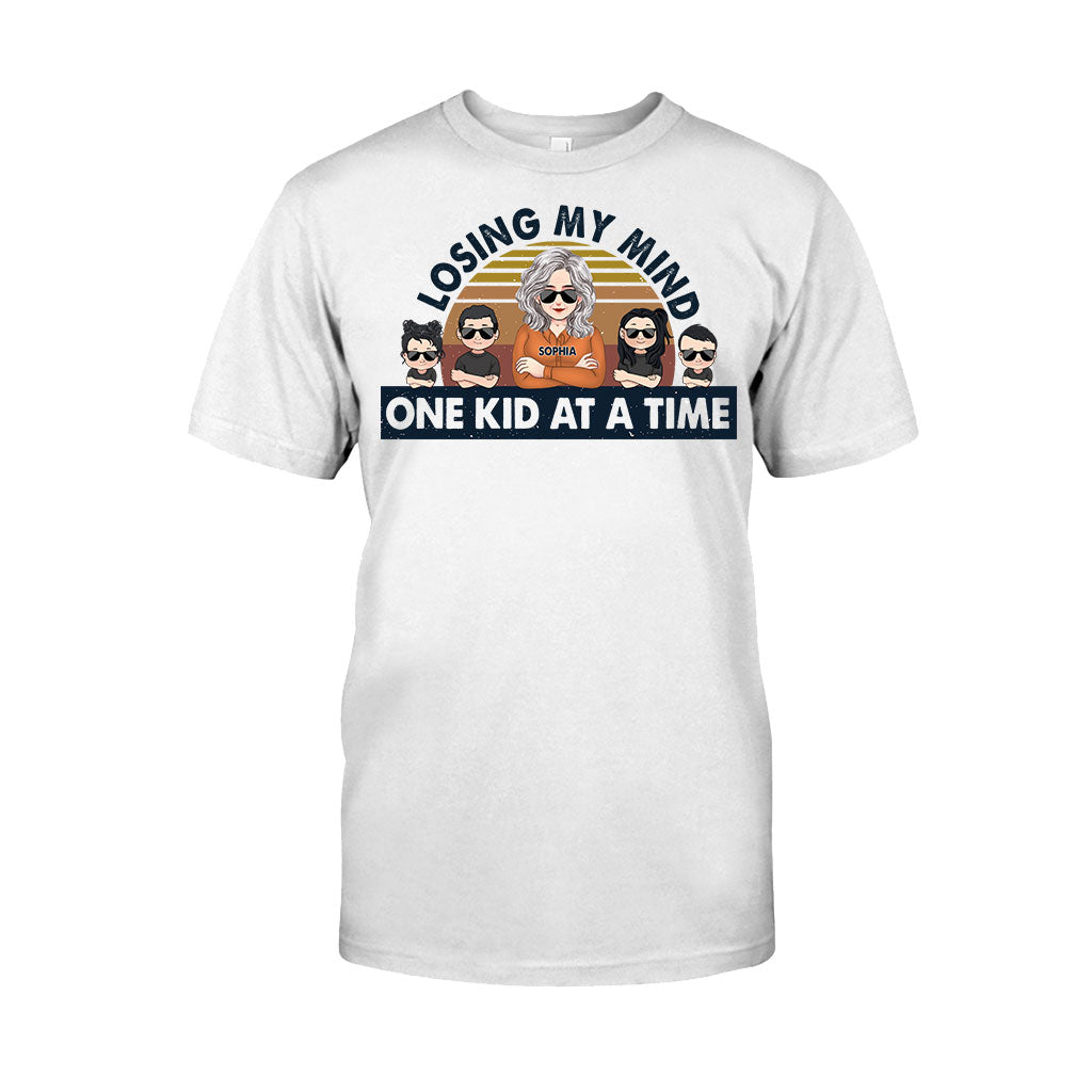 Losing My Mind One Kid At A Time - Gift for dad, dad - Personalized T-shirt And Hoodie
