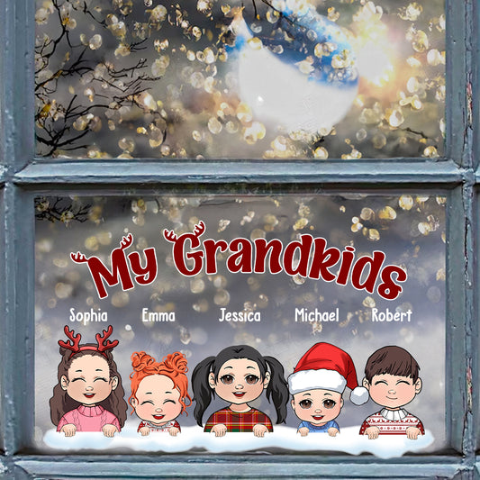 Our Christmas - Personalized Grandma Decal Full