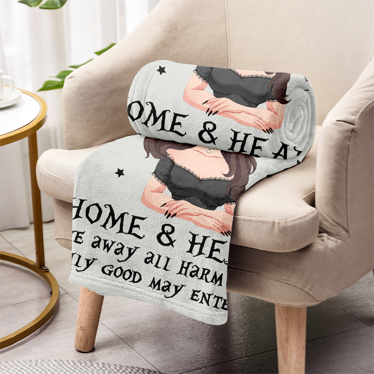 Home Blessing - Personalized Witch Blanket