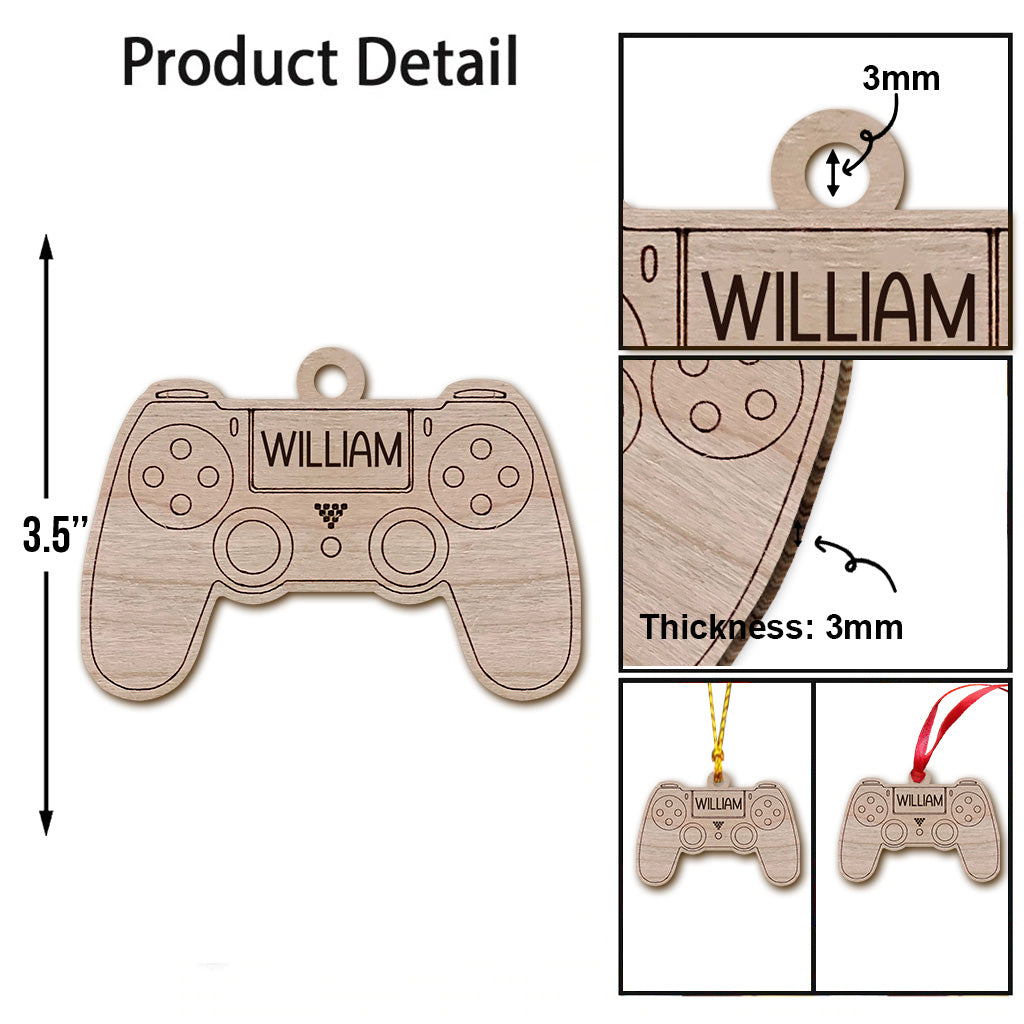 Gamecontroller – Personalisierter Videospiel-Anhänger