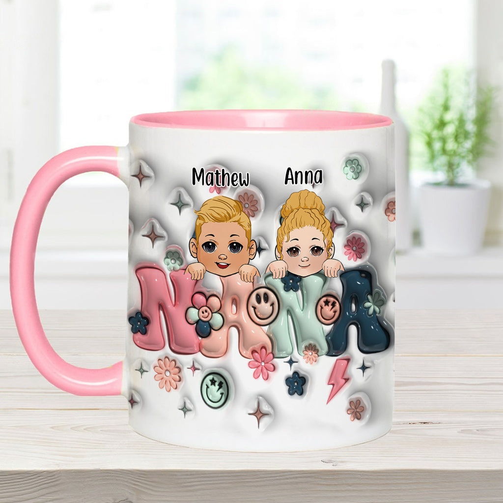 Beste Oma der Welt – Geschenk für Oma – Personalisierte Tasse mit Akzent