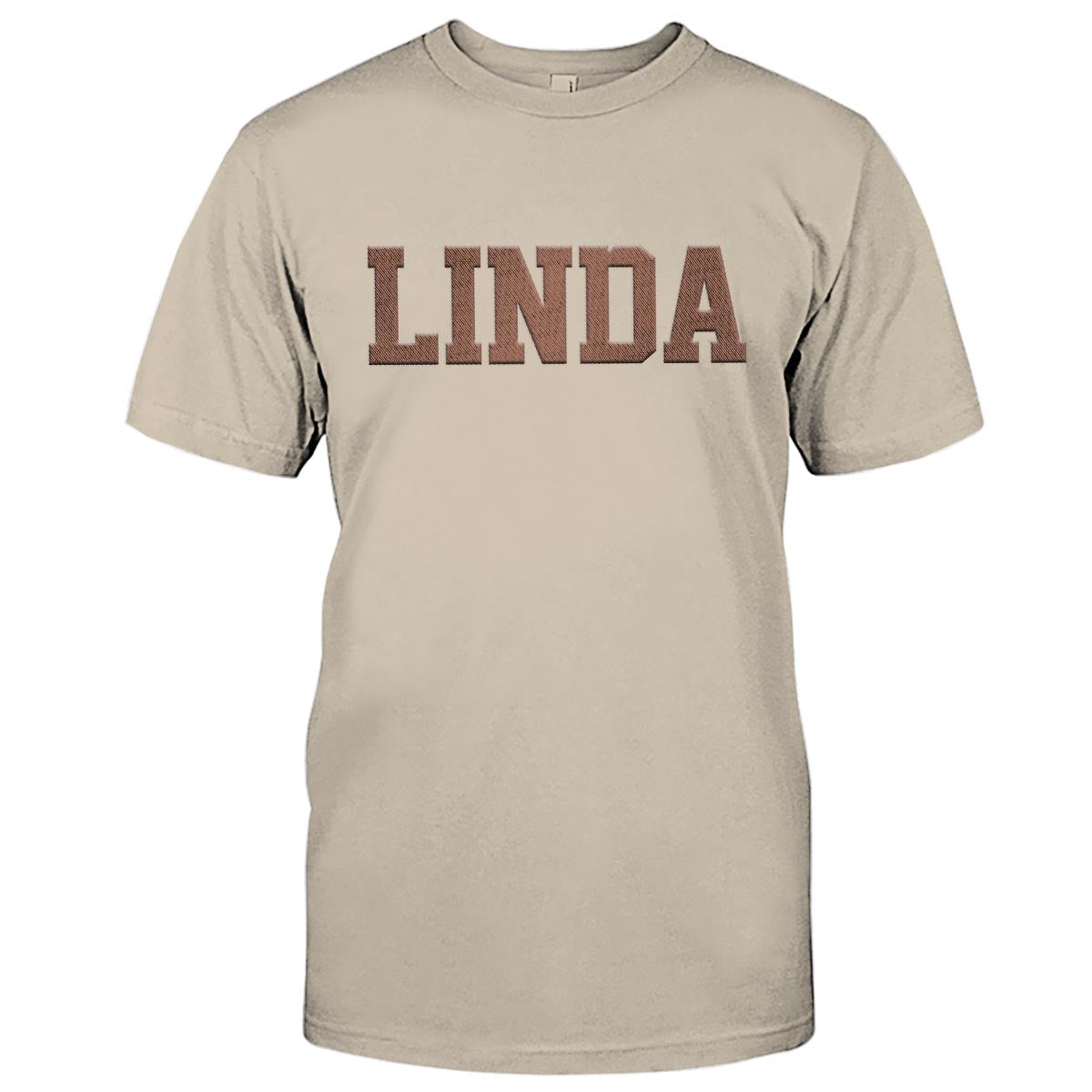Custom Name - Personalized Aunt Embroidered T-shirt