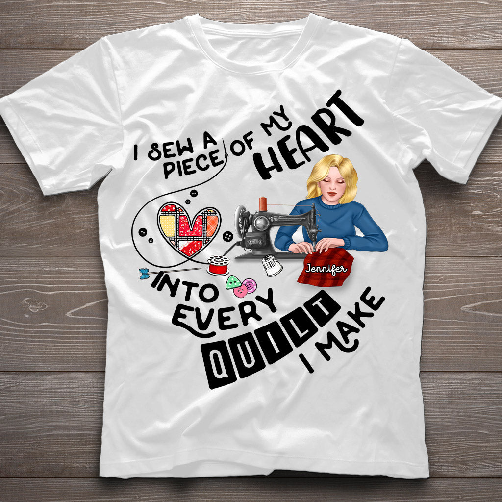Ich nähe ein Stück meines Herzens – personalisiertes Näh-T-Shirt und Hoodie