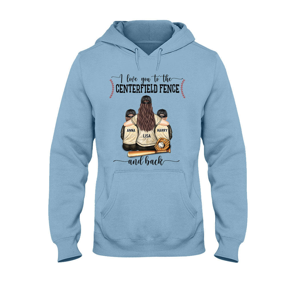 Mein Herz schlägt für dieses Spielfeld – Personalisiertes Baseball-T-Shirt und Hoodie