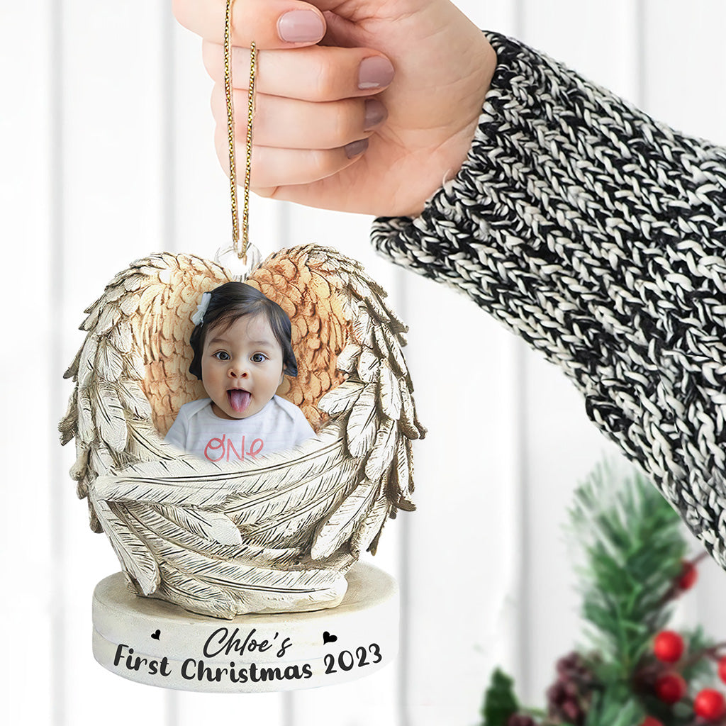 Erstes Weihnachtsfest für Babys – Personalisierter Neugeborenen-Weihnachtsschmuck