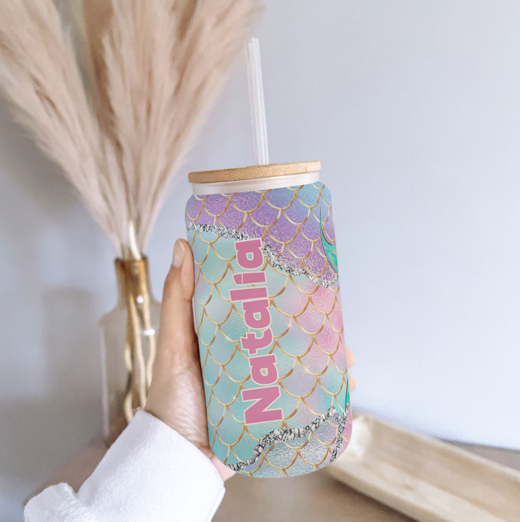 Strand bitte, ich bin eine Meerjungfrau – Personalisierte Dose für Meeresliebhaber