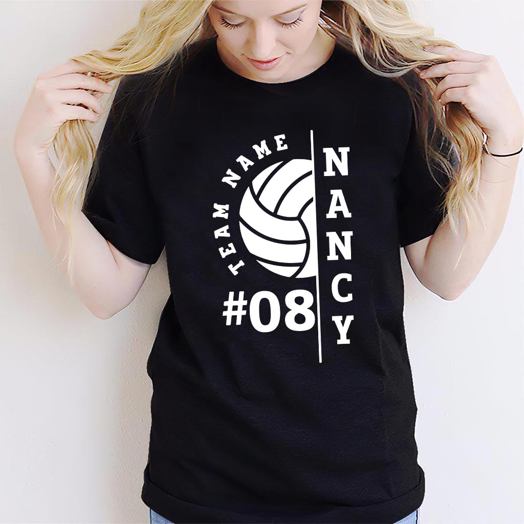 Volleyball lieben – Personalisiertes Volleyball-T-Shirt und Hoodie