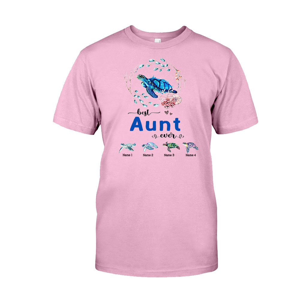 Best Nana Ever - Turtle gift for grandma, grandpa, mom, dad, uncle, aunt - Personalized T-shirt And Hoodie