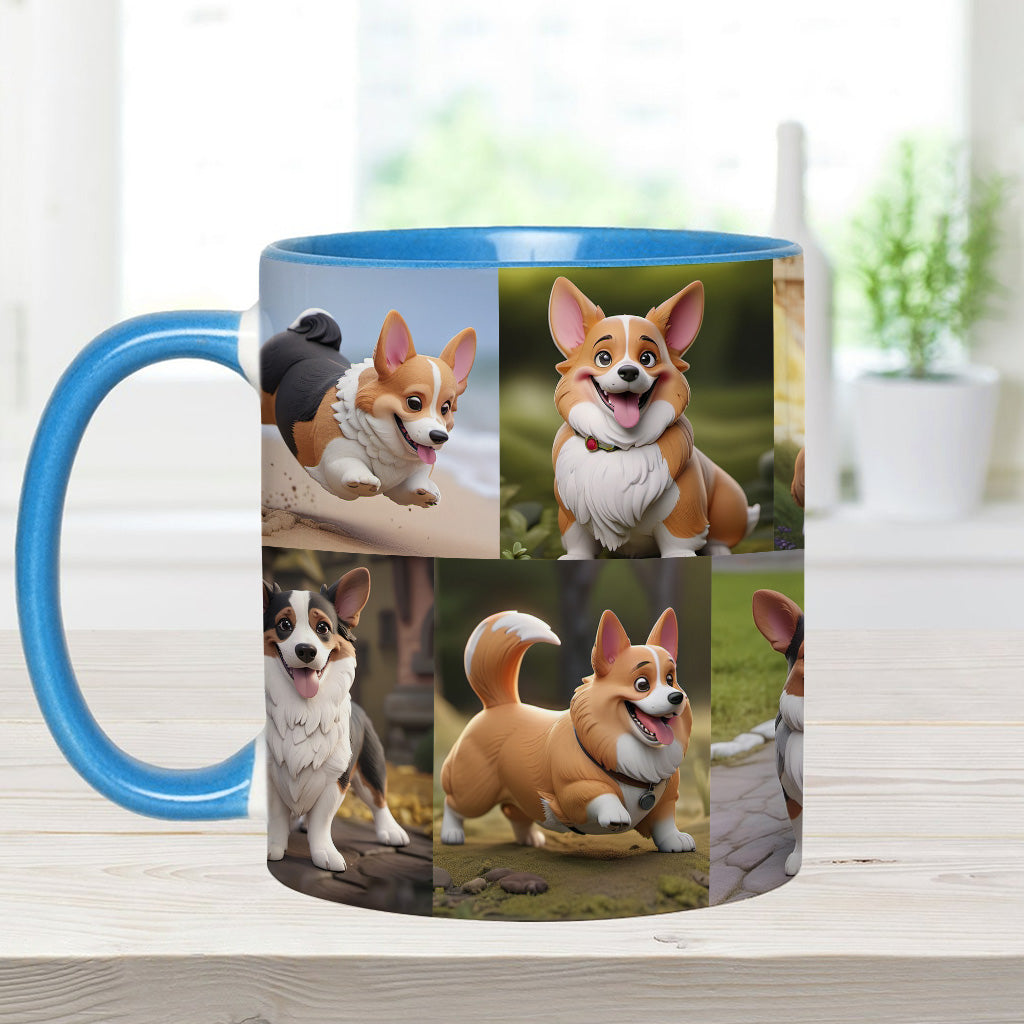 Cartoonisierte Haustierfoto-Collage – Geschenk für Hunde- und Katzenliebhaber – Personalisierte Tasse