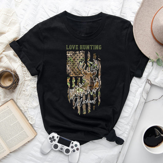 Liebe zur Jagd – Personalisiertes Jagd-T-Shirt und Hoodie
