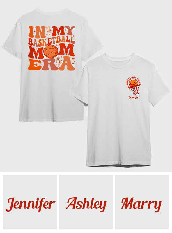 Basketball-Mama – Personalisiertes Basketball-T-Shirt und Hoodie