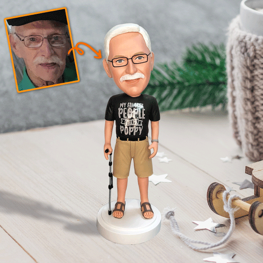 Mein Opa – Geschenk für Opa – Personalisierte Wackelkopffigur