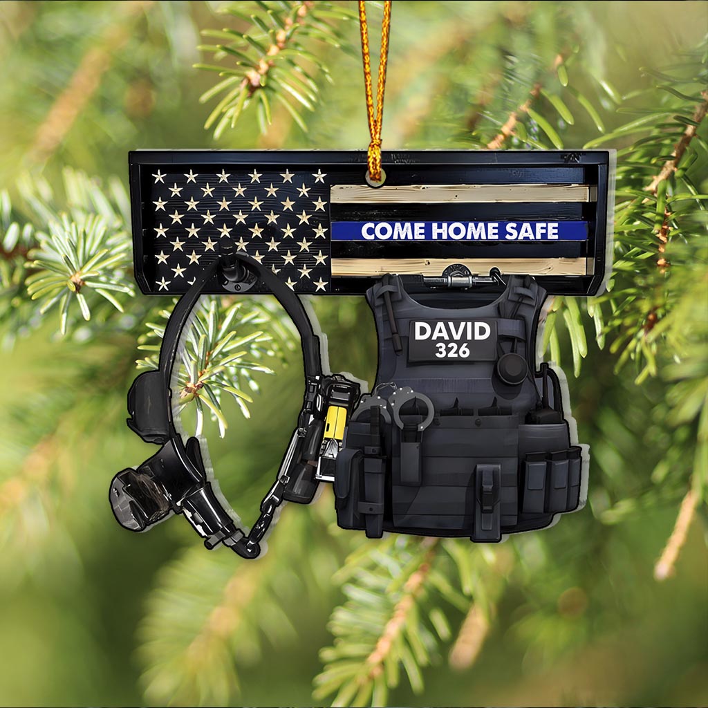 Komm sicher nach Hause – personalisierter Polizei-Anhänger