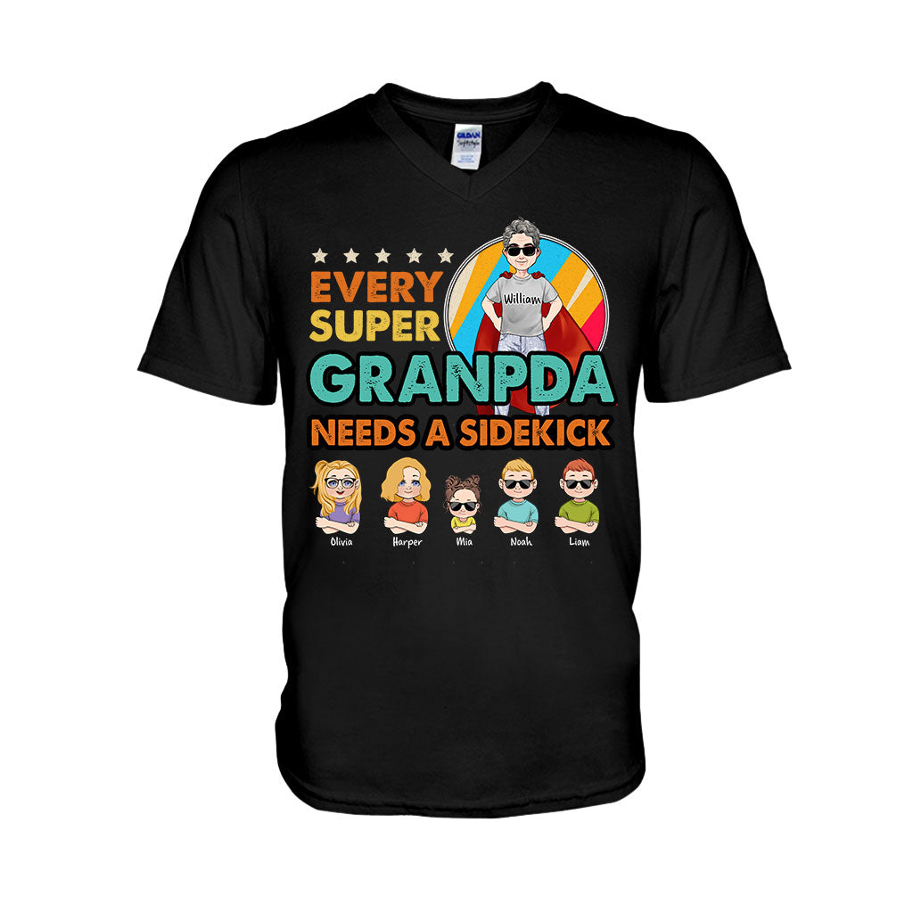 Super-Papa, Superheld – Geschenk für Papa, Opa, Onkel, Bruder – Personalisiertes T-Shirt und Hoodie