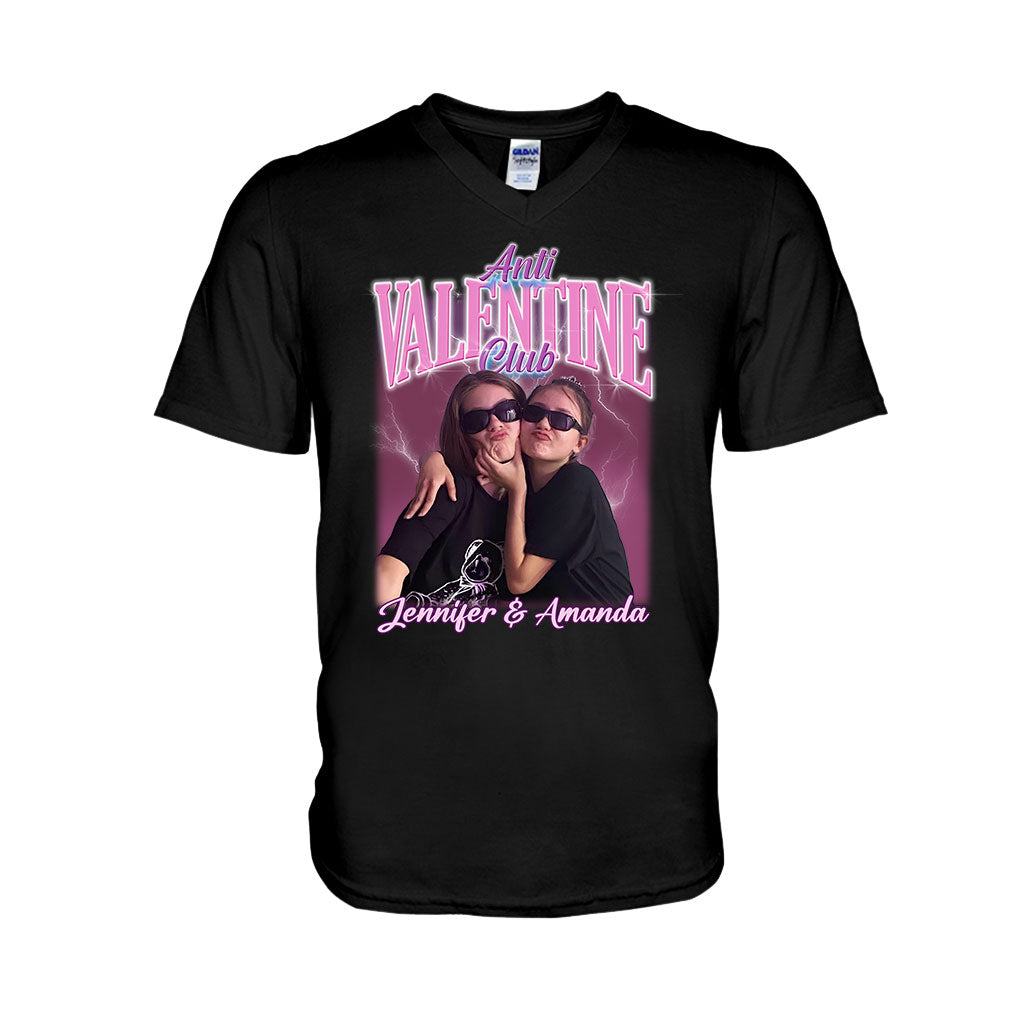 Anti-Valentinstag-Club – Personalisiertes Bestie-T-Shirt und Hoodie