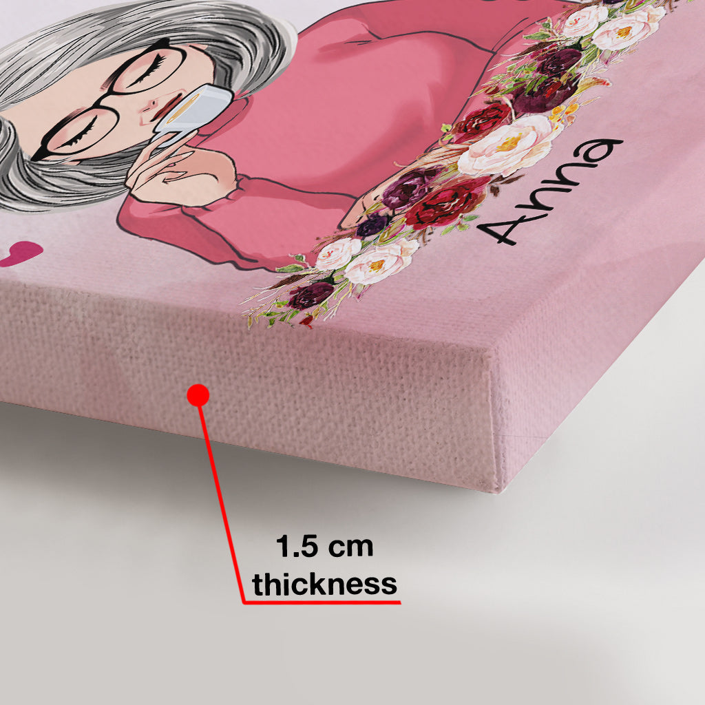 An meine Enkelin – Personalisierte Leinwand und Poster für Oma