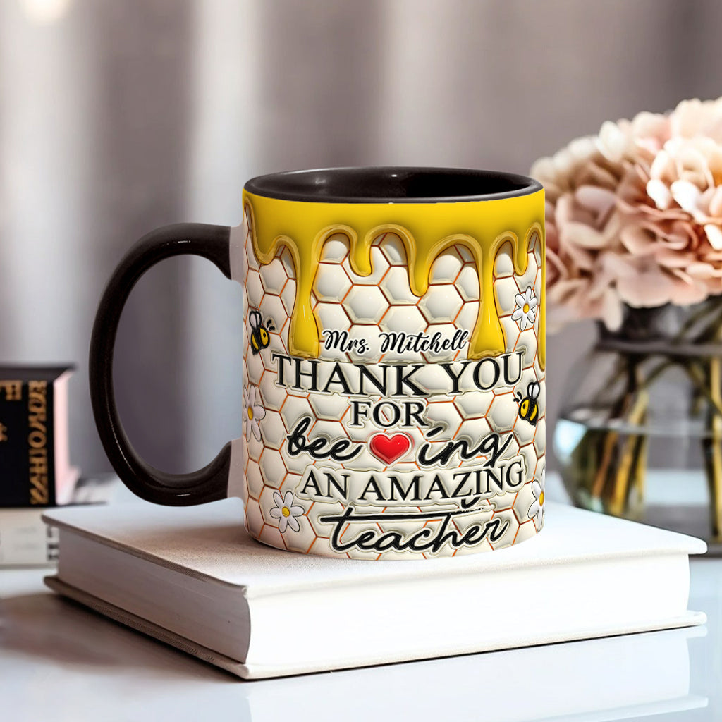 Eine fantastische Lehrerin – personalisierte Tasse mit Lehrermotiv