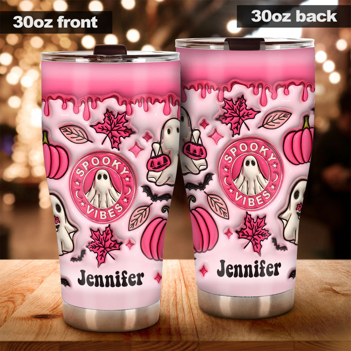 Gruselige Stimmung – Personalisierter Halloween-Becher