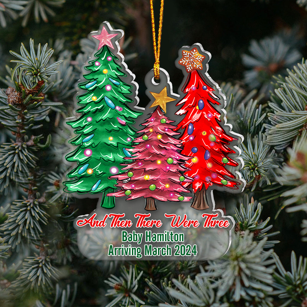 Und dann waren es drei – Personalisierter transparenter Schwangerschaftsschmuck