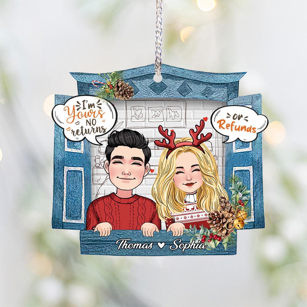 I'm Yours - Personalized Couple Ornament