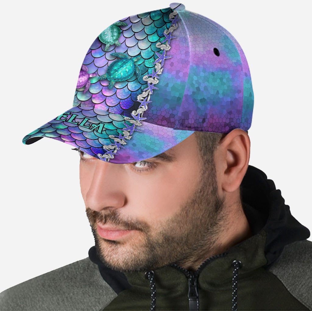 Legend Of The Blue Ocean - Personalized Turtle Classic Cap