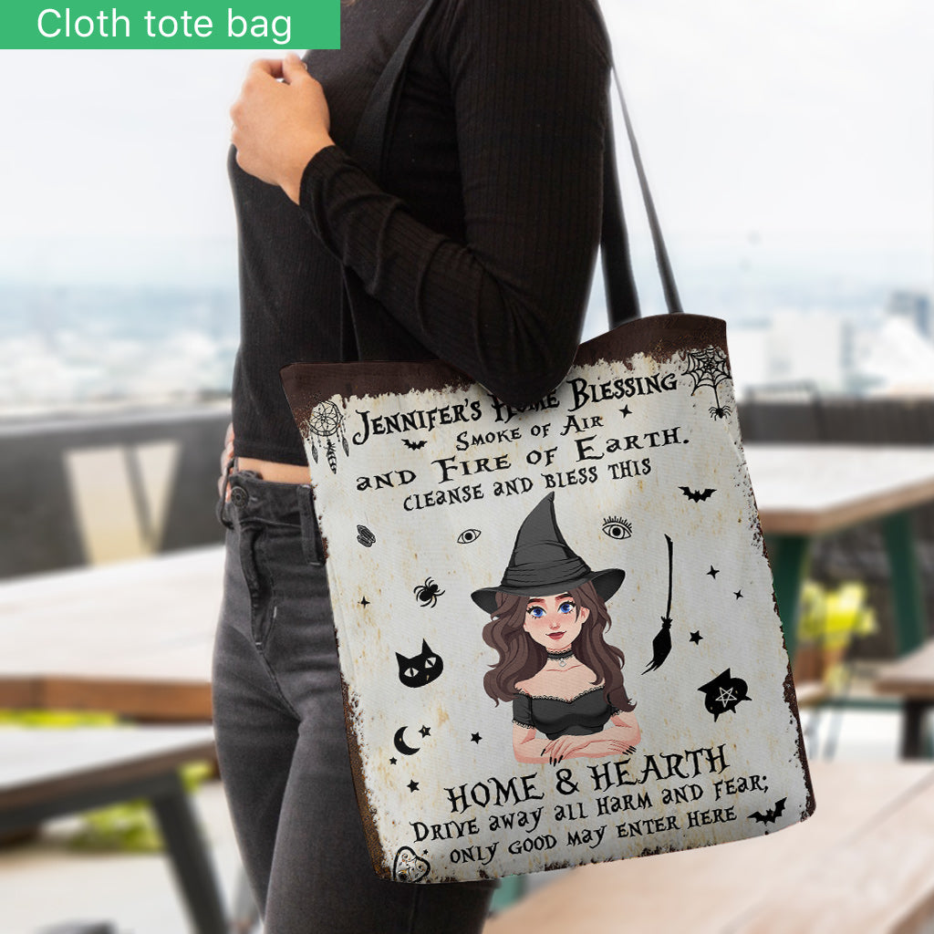 Home Blessing - Personalized Witch Tote Bag