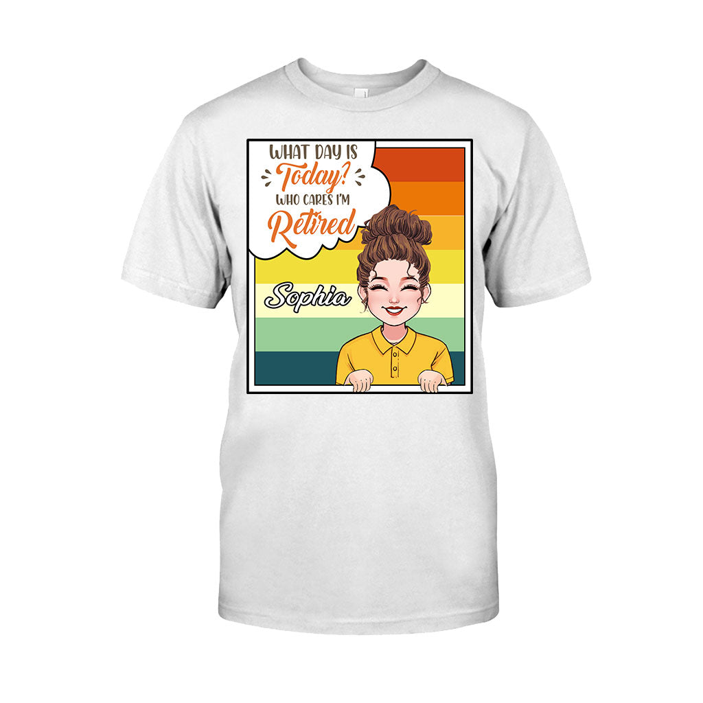 Welcher Tag ist heute? - Personalisiertes T-Shirt und Hoodie für Rentner